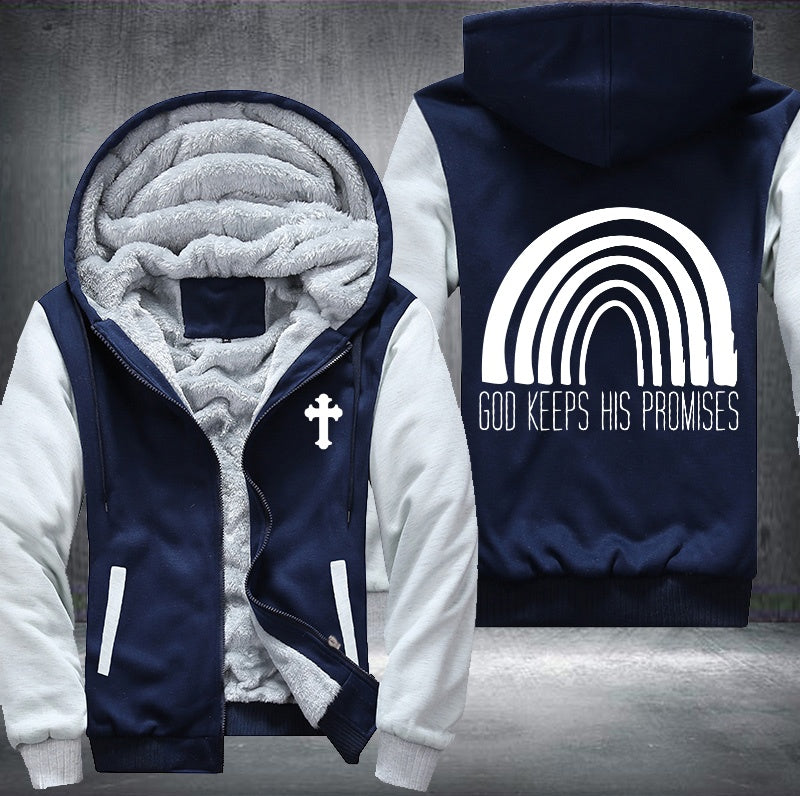 God keeps his promises Fleece Jacket