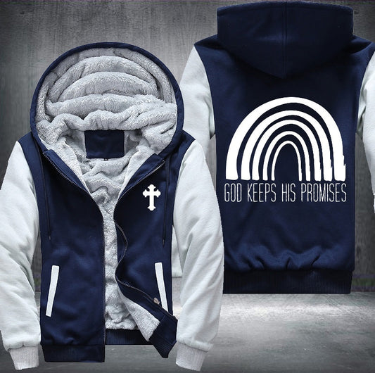 God keeps his promises Fleece Jacket