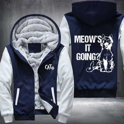 MEOW'S IT GOING? Fleece Jacket