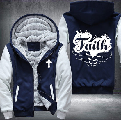 Faith Heart on hand Fleece Jacket