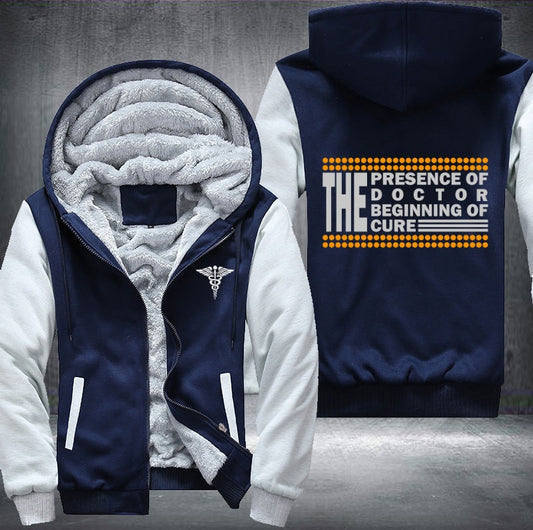 Doctor beginning of cure Fleece Jacket