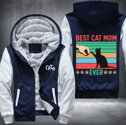 BEST CAT MOM EVER Fleece Jacket