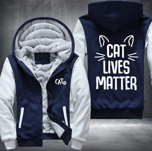 CAT LIVES MATTER Fleece Jacket