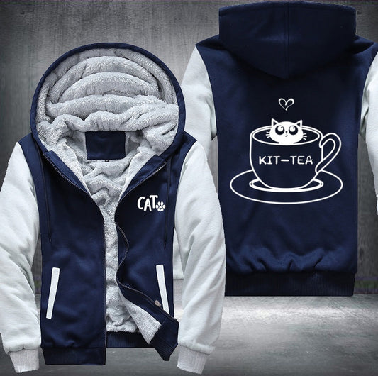 CAT KIT TEA Fleece Jacket