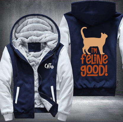 CAT I'm feline good Fleece Jacket