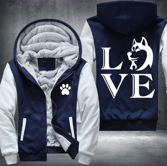 Love Dog Fleece Jacket