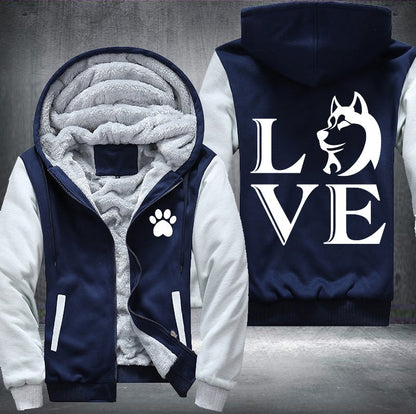 Love Dog Fleece Jacket