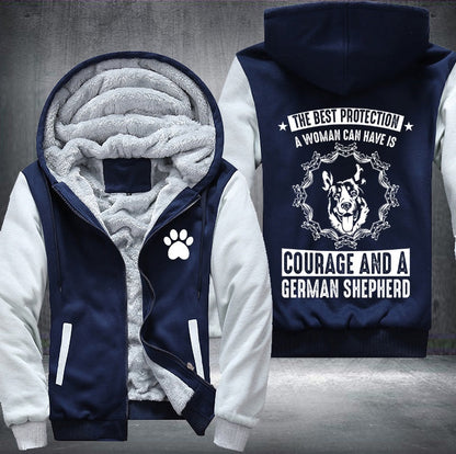 The best protection German Shepherd Fleece Jacket