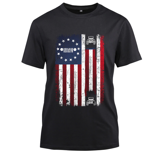 Flag USA 4x4 T-shirt
