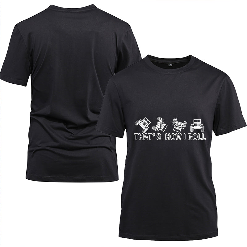 HOW I ROLL 4X4 Flag T-shirt