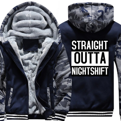 Straight Outta Night Shift Nurse Jacket