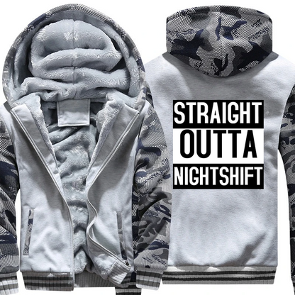 Straight Outta Night Shift Nurse Jacket