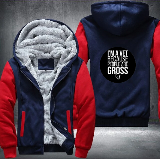 I Am A Vet Fleece Hoodie