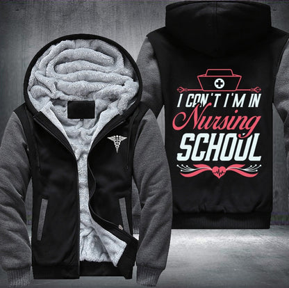 Nursing School Fleece Hoodies Jacket