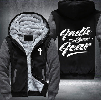 Faith over fear Fleece Jacket