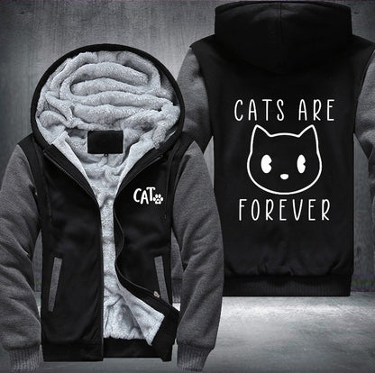 CATS ARE FOREVER Fleece Jacket