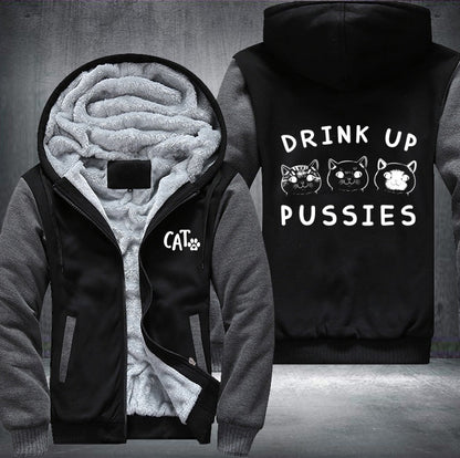 CAT DRINK UP Fleece Jacket