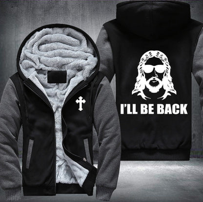 Jesus I'll be back Fleece Jacket