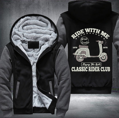 Ride with me rider club Fleece Jacket