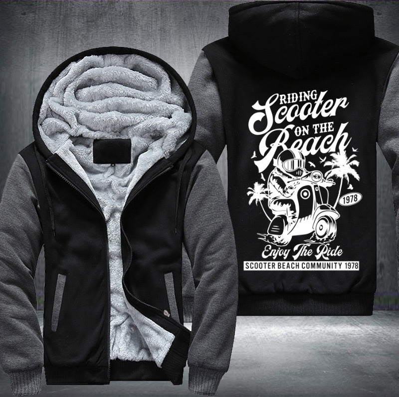Riding scooter Fleece Jacket