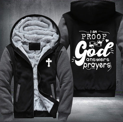 God answer prayers Fleece Jacket