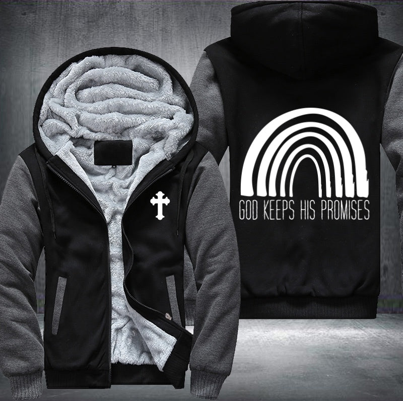God keeps his promises Fleece Jacket