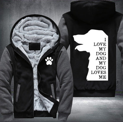 I love my dog Fleece Jacket