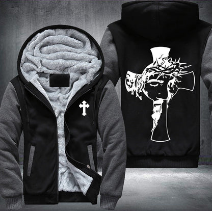Jesus cross Fleece Jacket