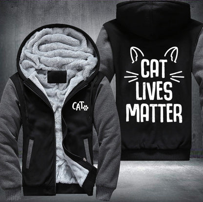 CAT LIVES MATTER Fleece Jacket