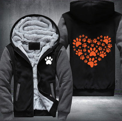 Dog heart Fleece Jacket