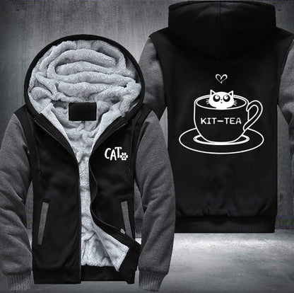 CAT KIT TEA Fleece Jacket