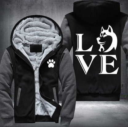 Love Dog Fleece Jacket