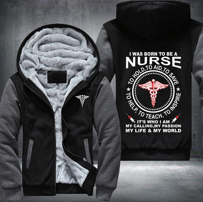 Born Nurse Fleece Jacket