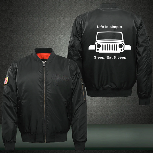 Eat Sleep 4x4 Bomber Jacket