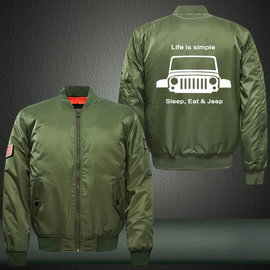 Eat Sleep 4x4 Bomber Jacket