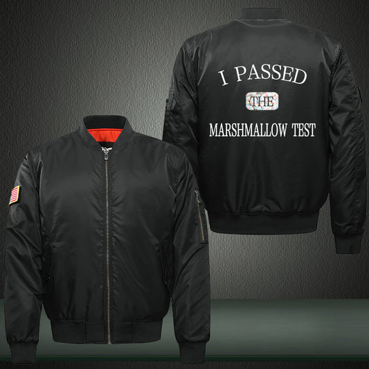 Marshmallow Test Bomber Jacket