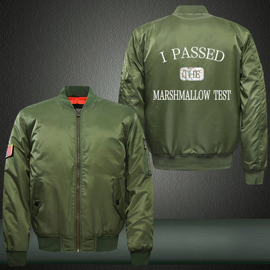 Marshmallow Test Bomber Jacket