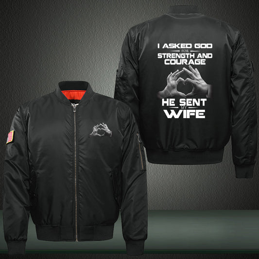 Angel Wife Bomber Jacket