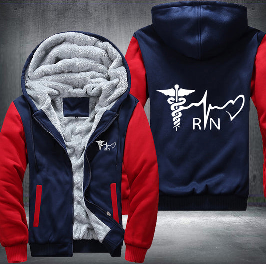 RN Nurse Heart Beat Hoodie