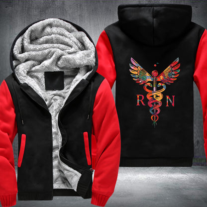 RN Abstract Nurse Fleece Hoodie