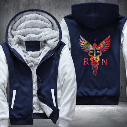 RN Abstract Nurse Fleece Hoodie