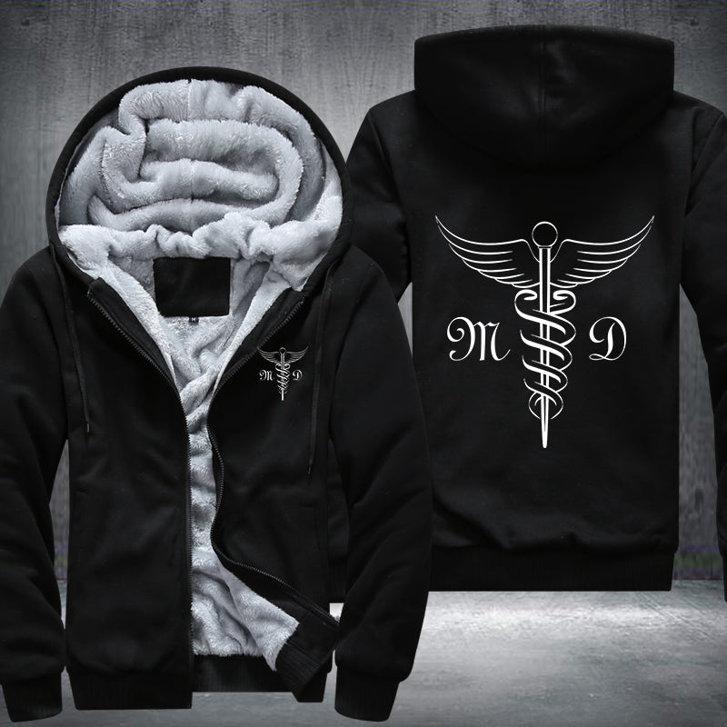 MD medical doctor Fleece Jacket
