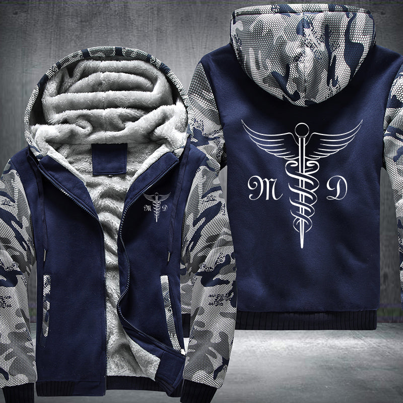 MD medical doctor Fleece Jacket