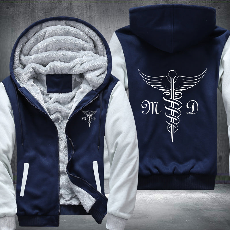 MD medical doctor Fleece Jacket