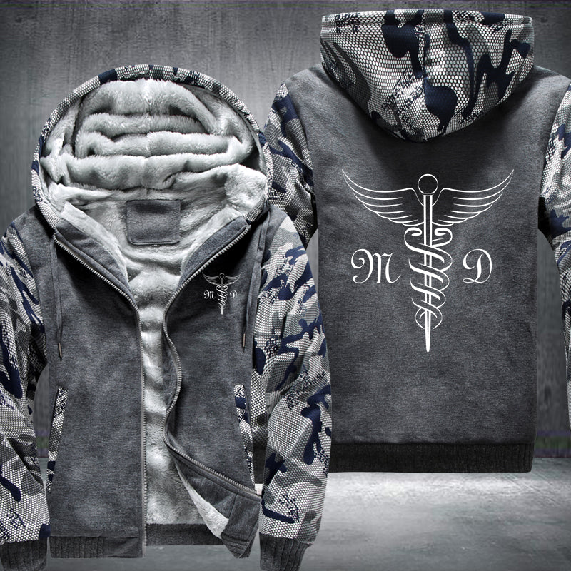 MD medical doctor Fleece Jacket