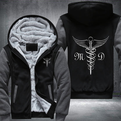 MD medical doctor Fleece Jacket
