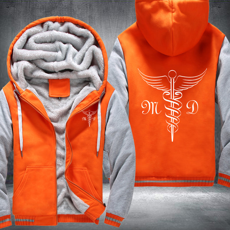 MD medical doctor Fleece Jacket