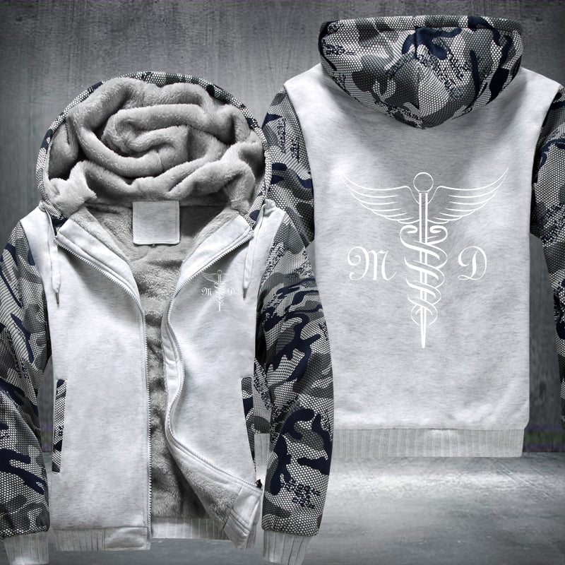 MD medical doctor Fleece Jacket