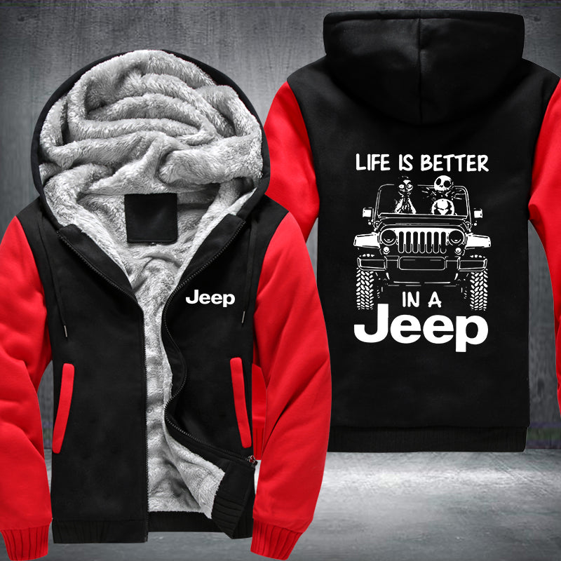 In A 4 x 4 Fleece Jacket