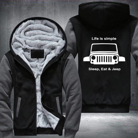 Sleep Eat 4x4 Fleece Jacket